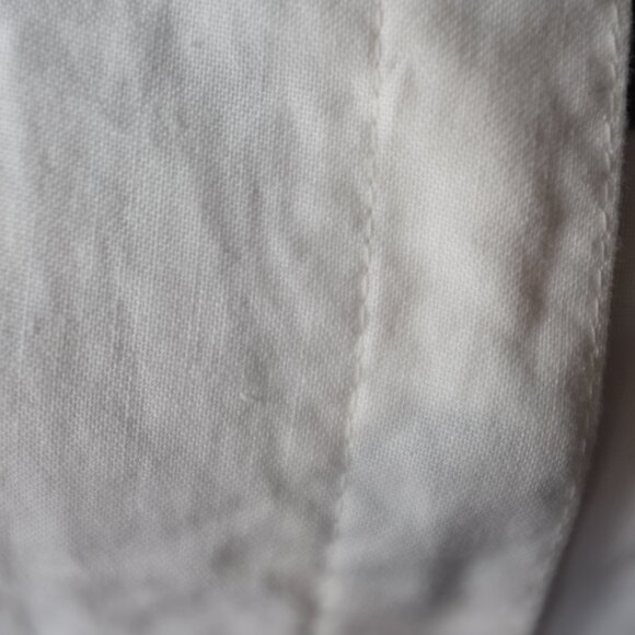 COPY - Retro ivory black polka dot buttoned dress size L - Picture 6 of 10